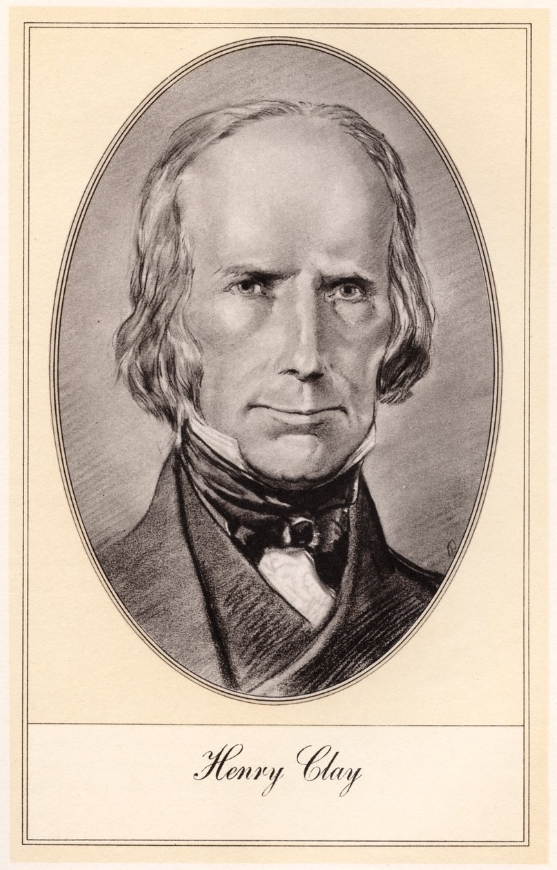 Henry Clay, importante statista e oratore americano da Gordon Ross