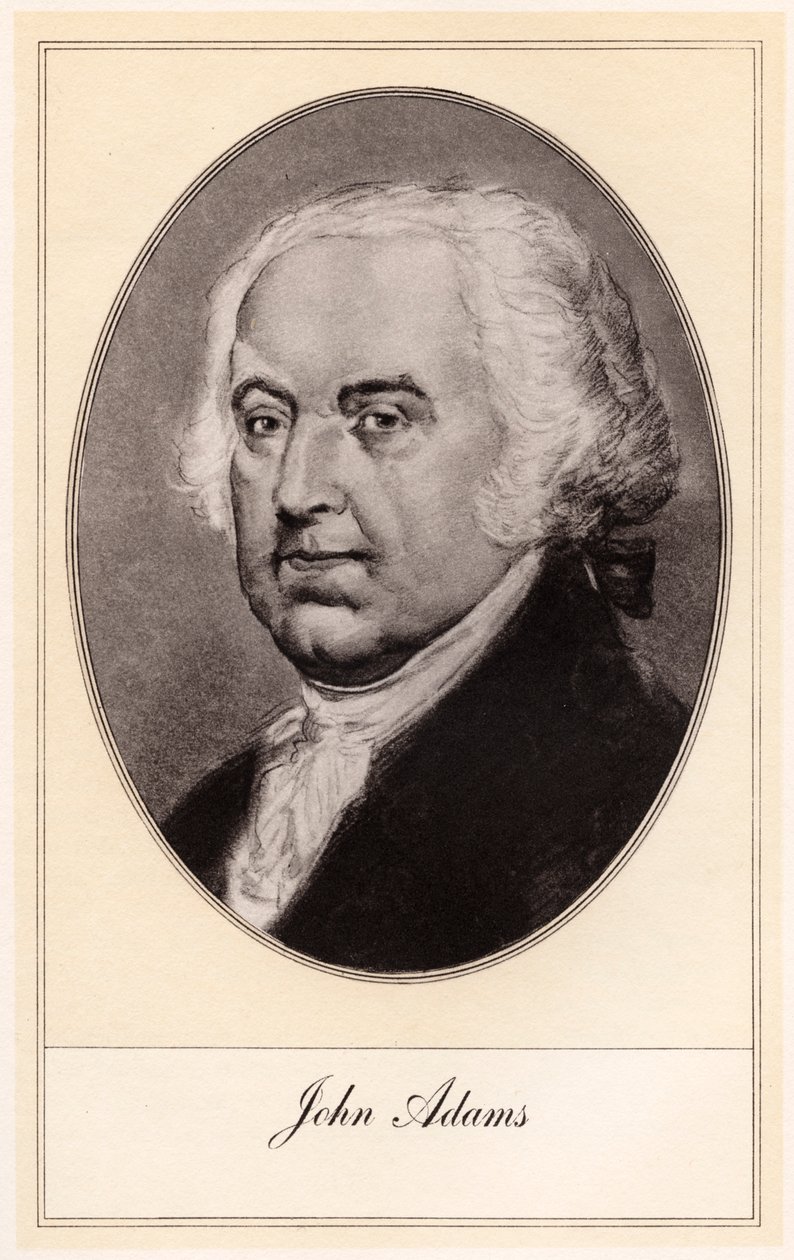 John Adams, secondo Presidente degli Stati Uniti, inizio XX secolo da Gordon Ross