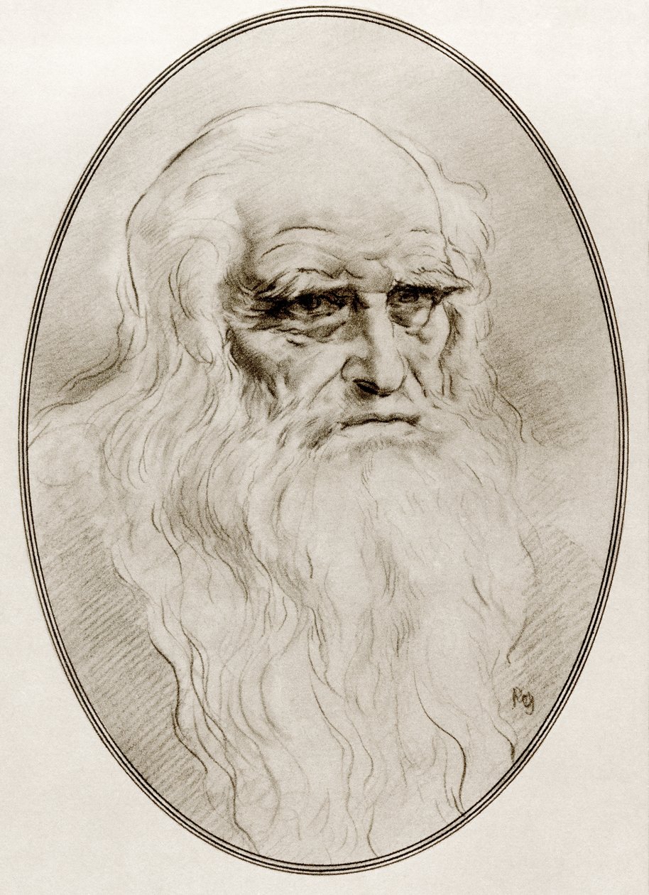 Leonardo di ser Piero da Vinci, da Biografie viventi di grandi pittori da Gordon Ross