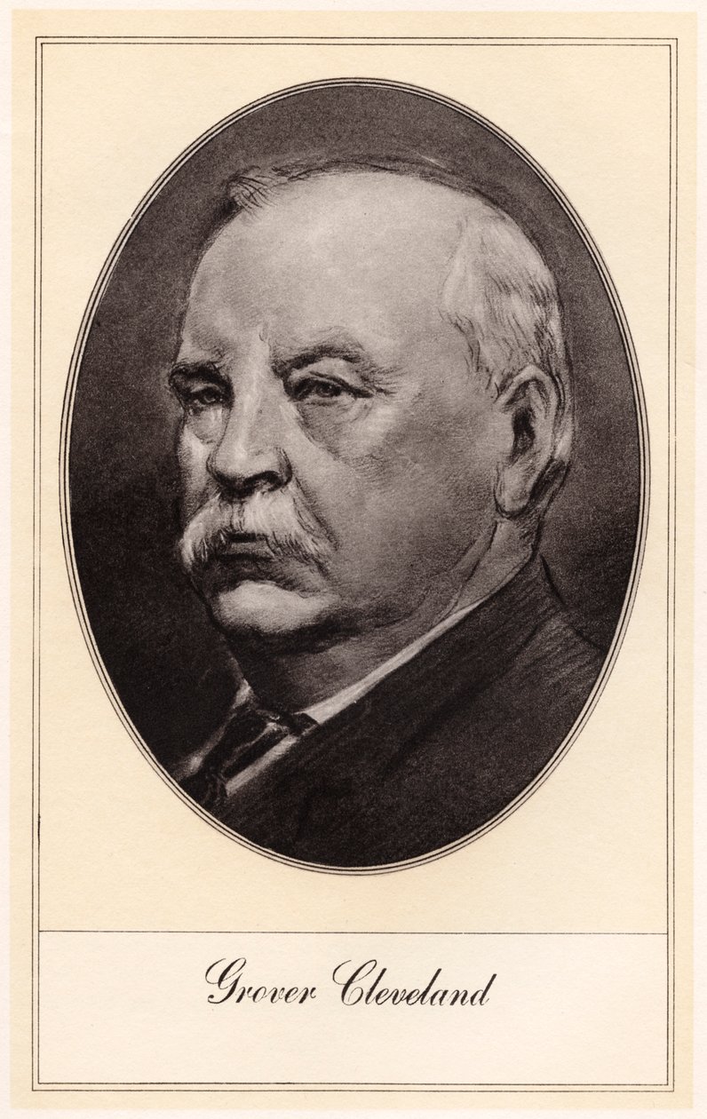 Stephen Grover Cleveland, 22º e 24º Presidente degli Stati Uniti, inizio XX secolo da Gordon Ross