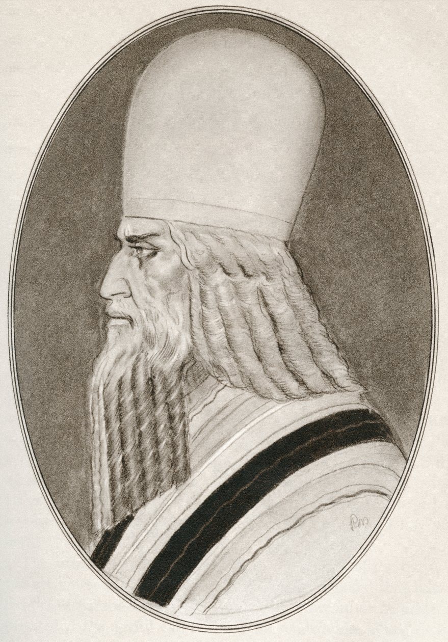 Zoroastro, alias Zarathustra, Zarathushtra Spitama o Ashu Zarathushtra, da Living Biographies of Religious Leaders da Gordon Ross