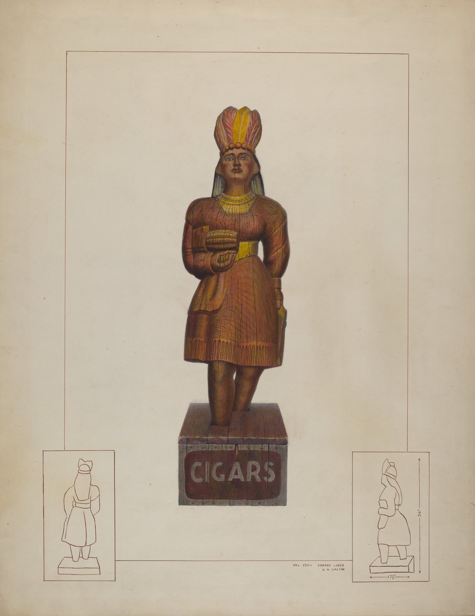 Indiano del Negozio di Sigari da Gordon Saltar and Edward L. Loper