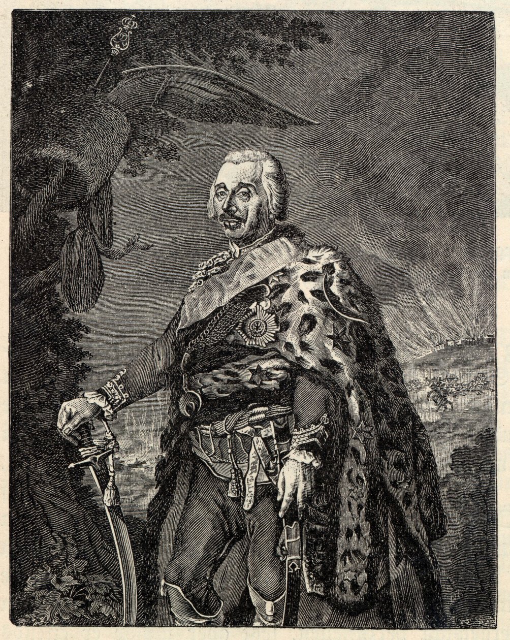 Generale Hans Joachim von Zieten 1699-1786 da Gottfried Daniel Berger