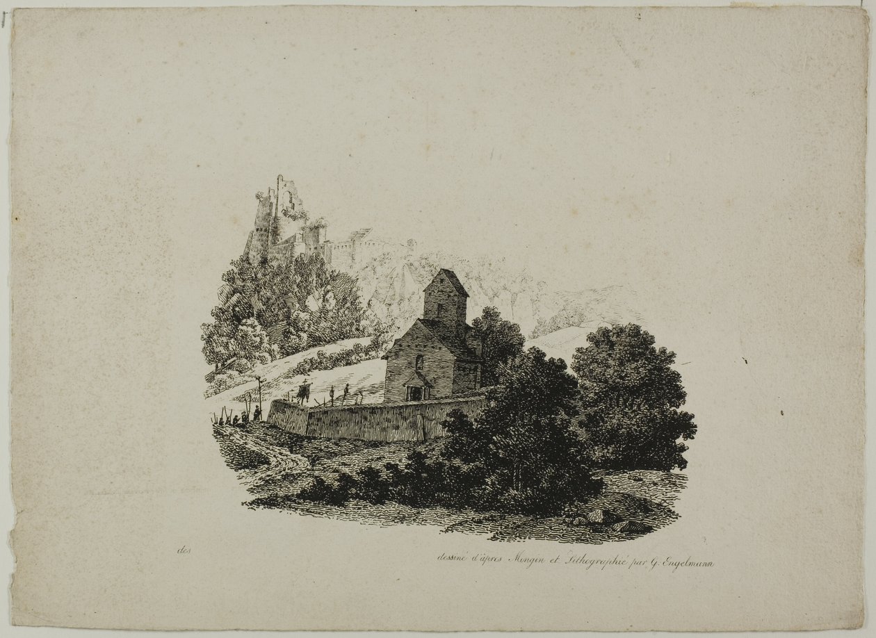 Paesaggio con Processione da Gottfried Engelmann