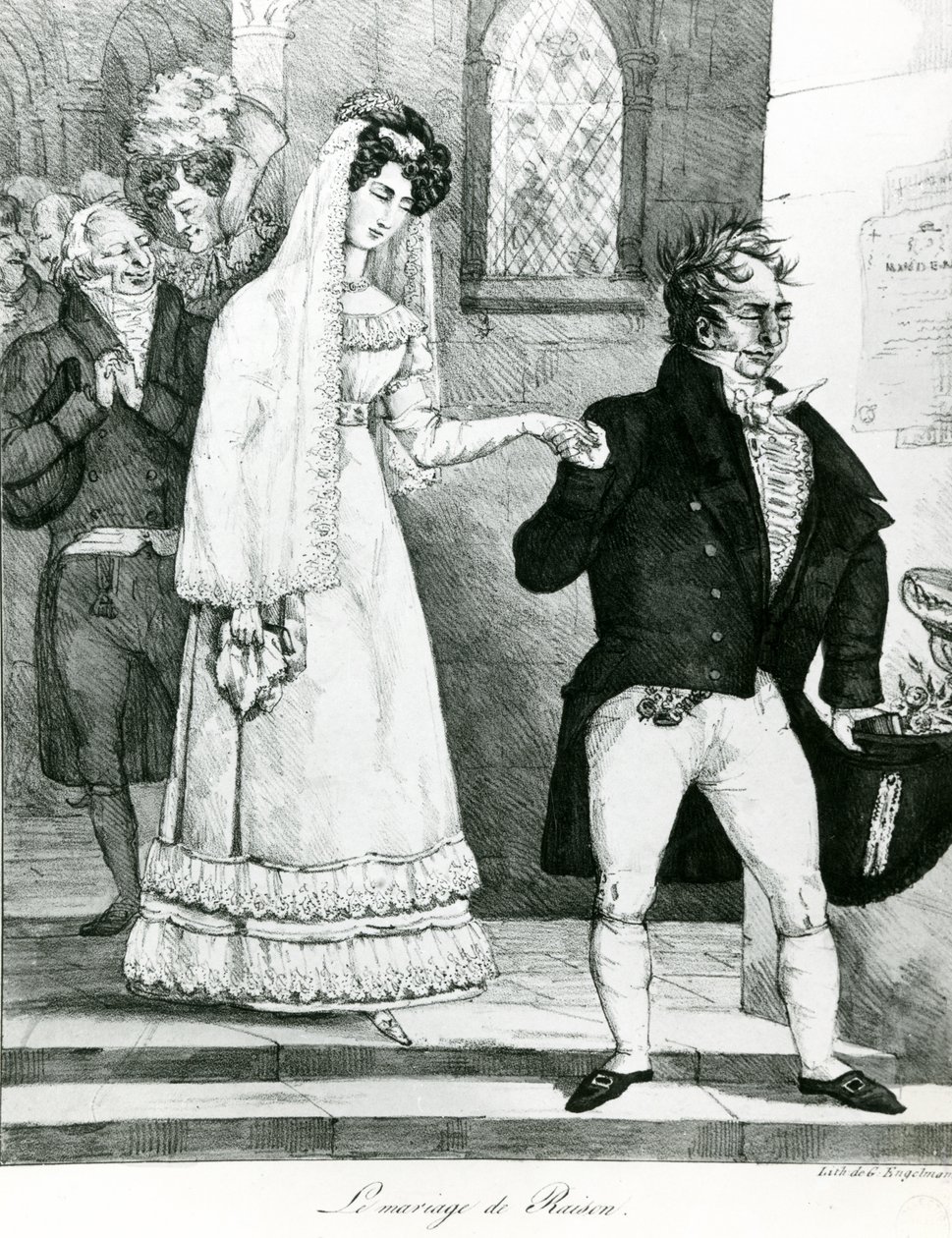 Il matrimonio di convenienza, 1822 da Gottfried or Godefroy Engelmann