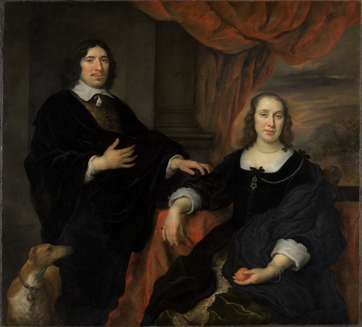 Ritratto di una coppia sposata da Govaert Flinck