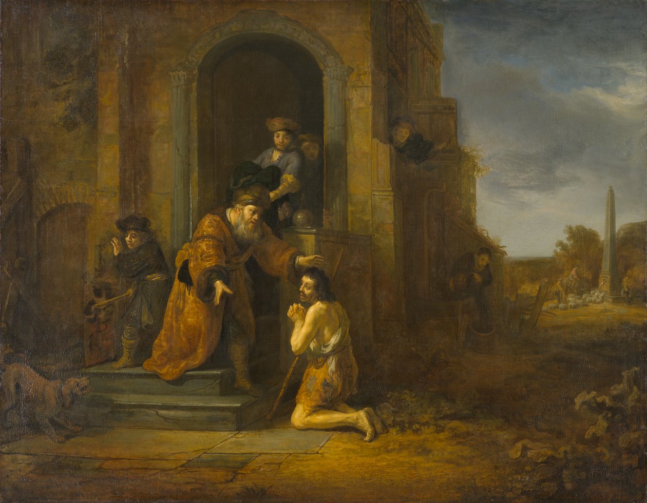 Il ritorno del figliol prodigo da Govaert Flinck