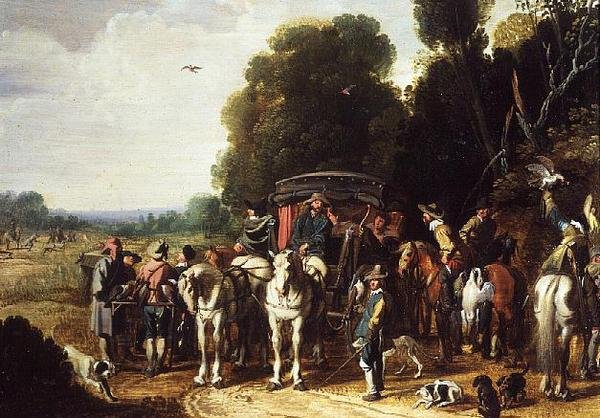 Una festa di caccia da Govaert Jansz