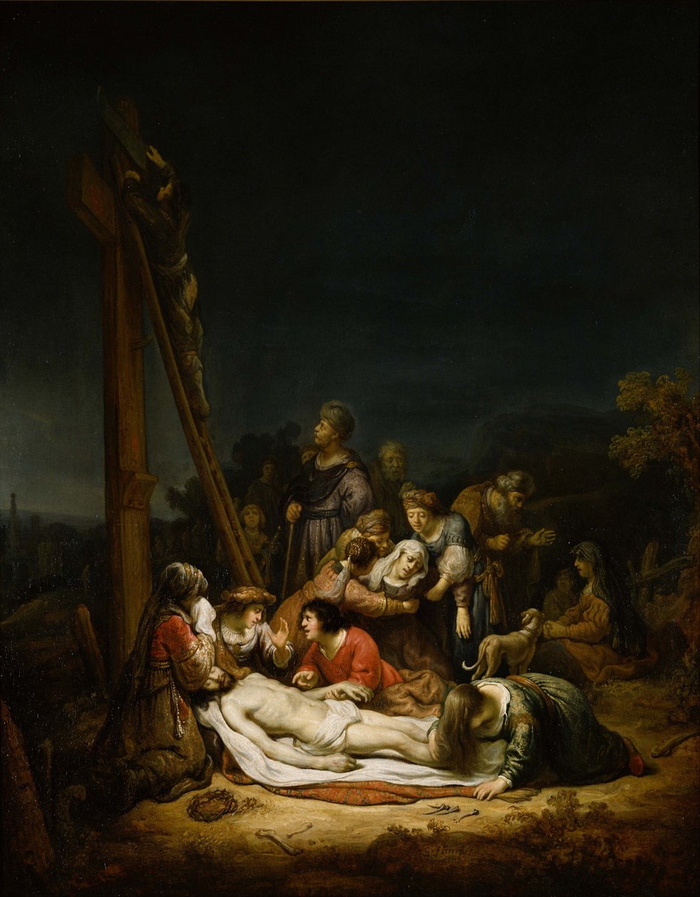 Condoglianze a Cristo. da Govert Flinck