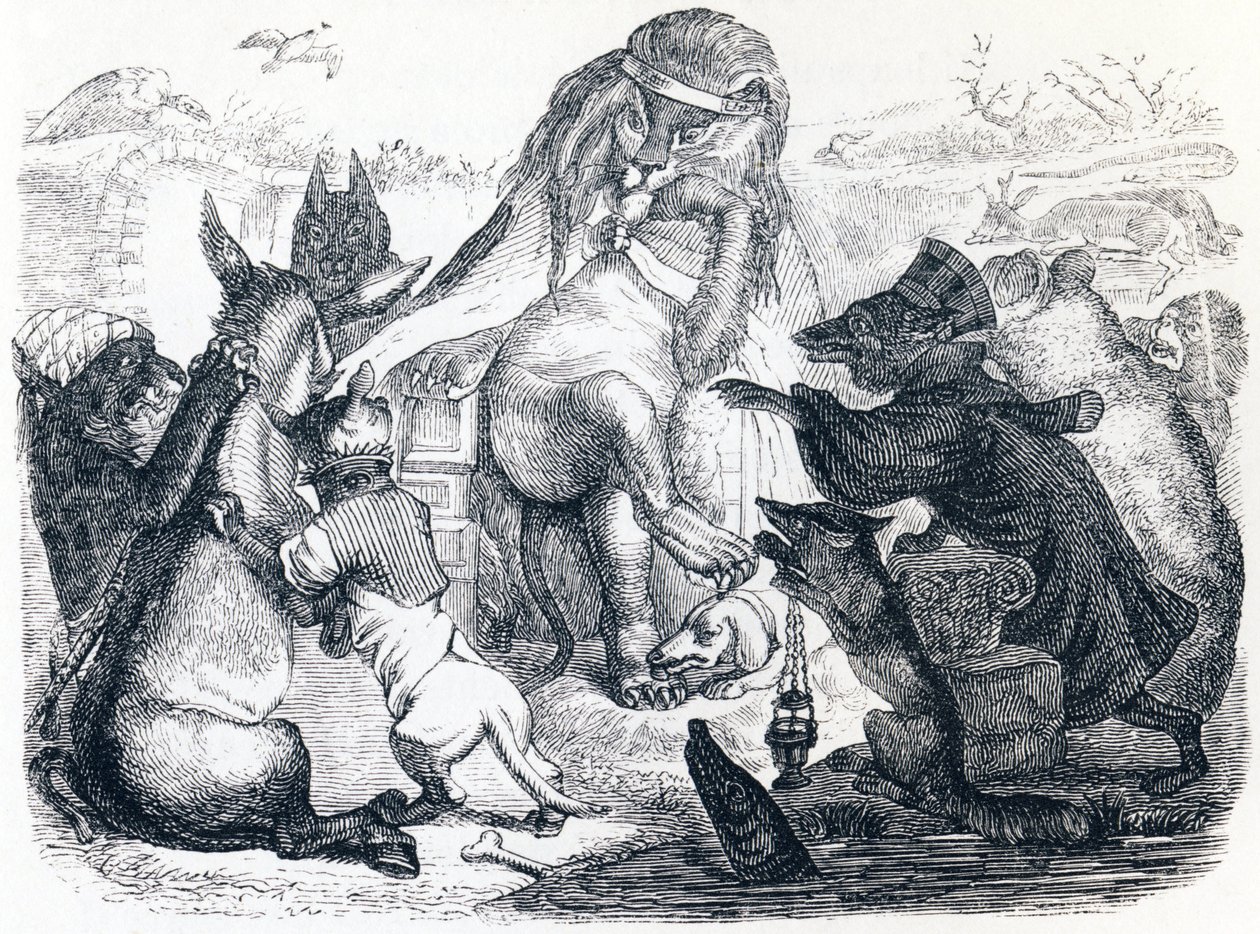 Gli animali malati di peste da Grandville
