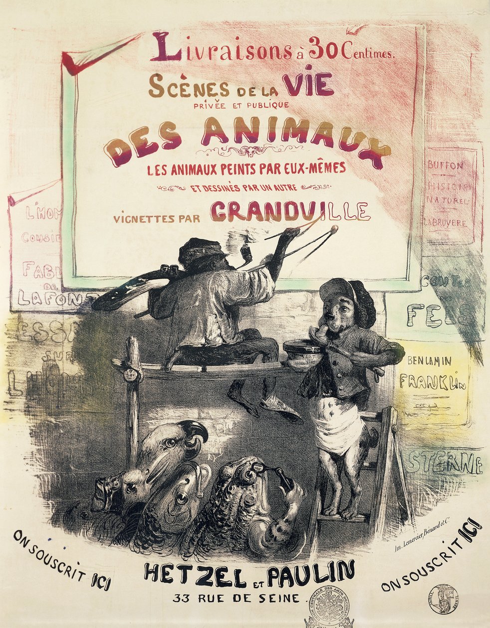 Scenes de la Vie des Animaux da Grandville