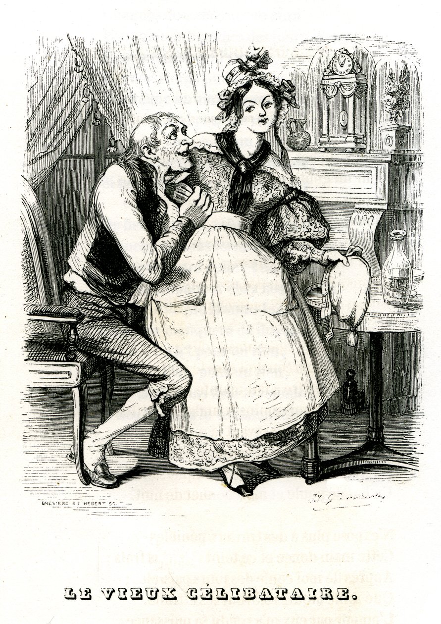 Il vecchio scapolo da Grandville (1803 47)