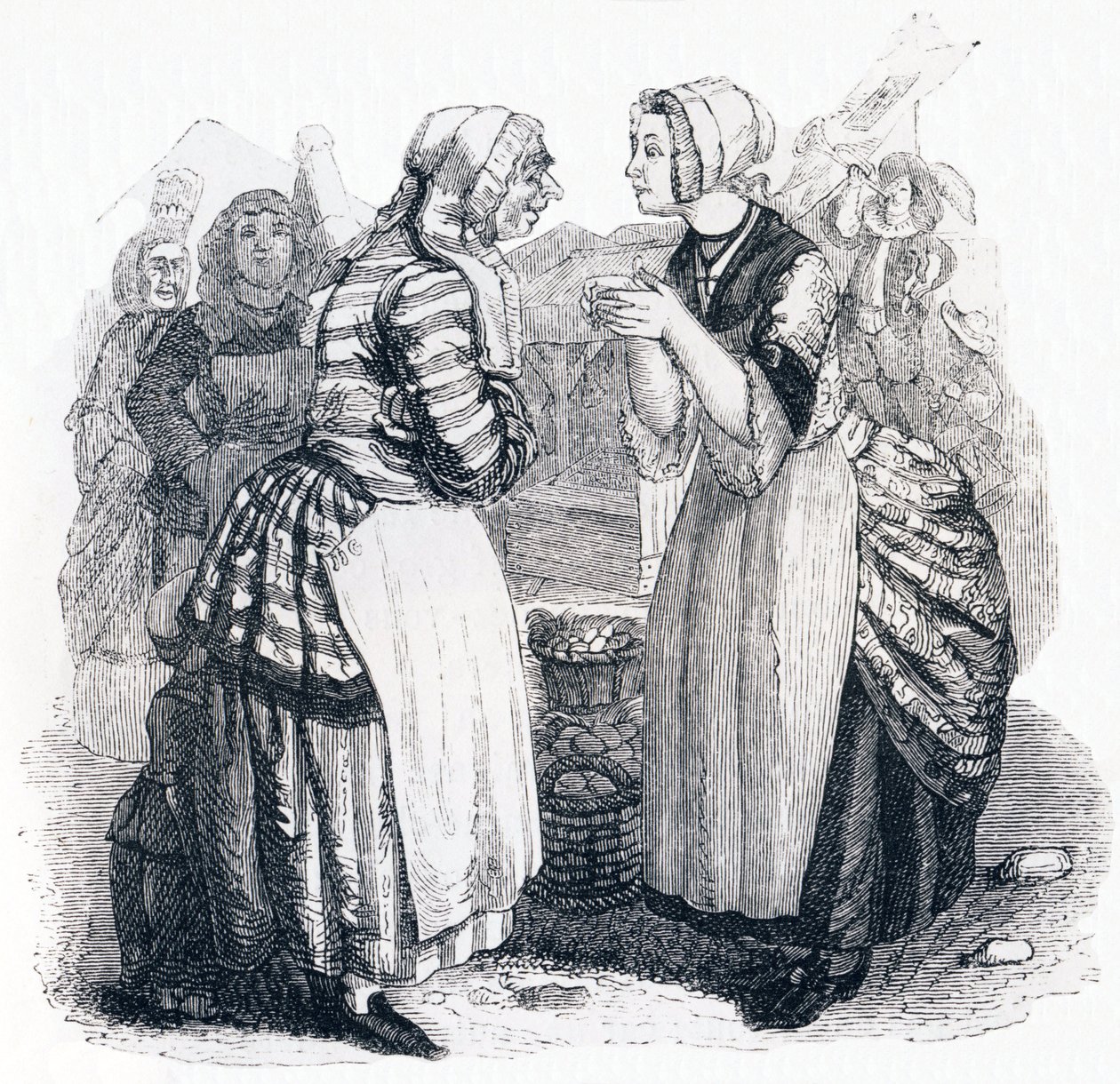 Le donne e il segreto - Favole di La Fontaine da Grandville