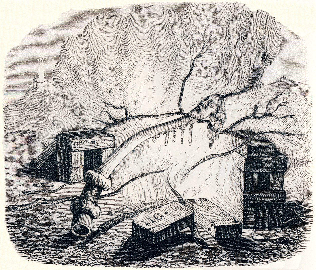 La candela - Favole di La Fontaine da Grandville