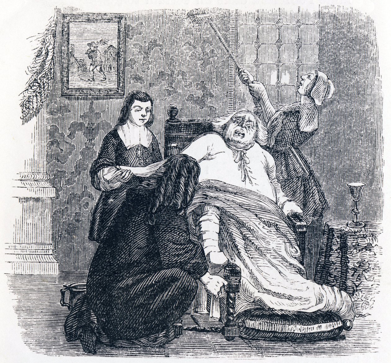 La goccia e il ragno - Favole di La Fontaine da Grandville