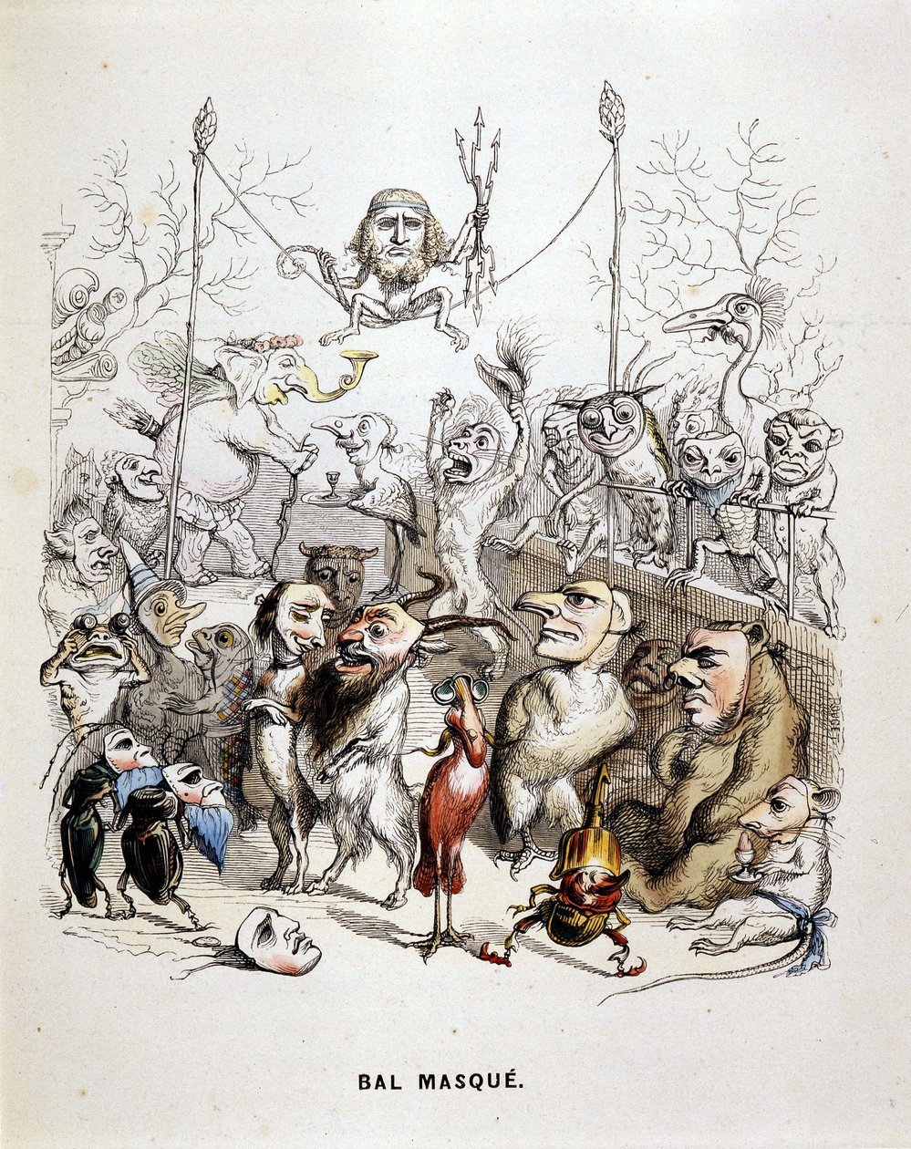 Il ballo in maschera degli animali - di Grandville da Grandville