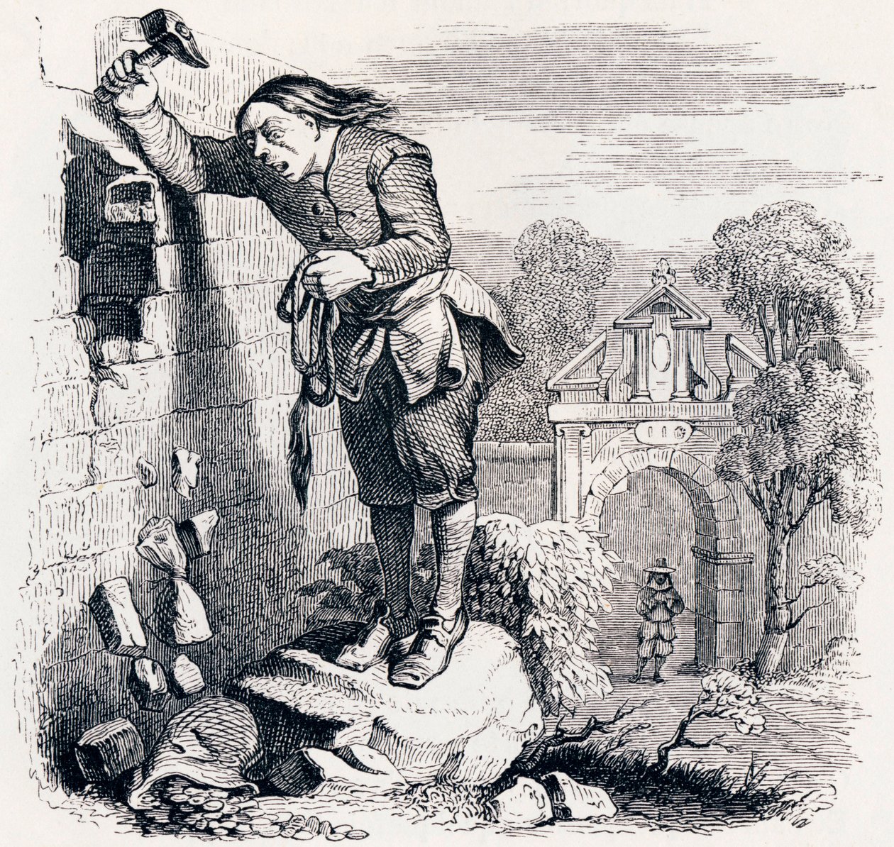 Il tesoro e i due uomini da Grandville
