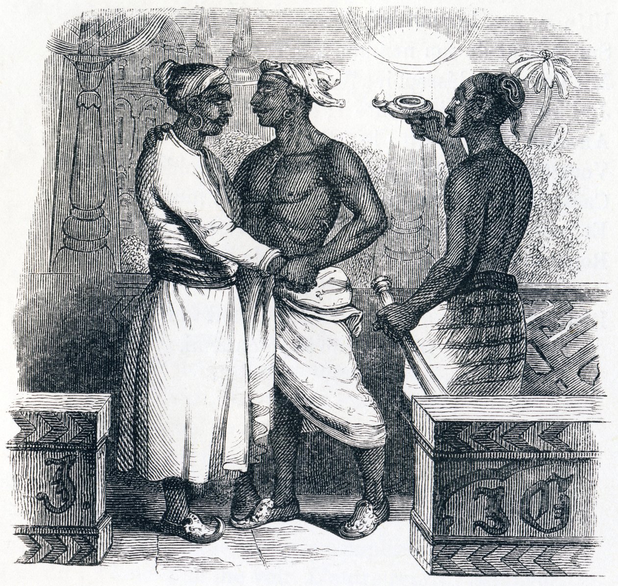 I due amici (Les deux amis) - Favole di La Fontaine da Grandville