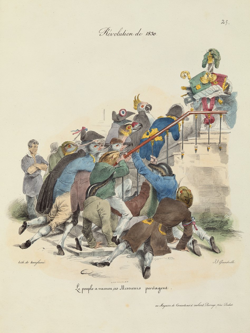 La Rivoluzione del 1830 da Grandville 1803 47 after Grandville 1803 47 after