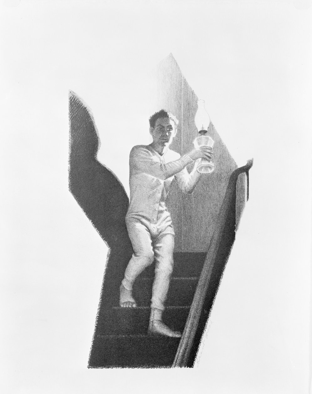 Allarme di mezzanotte da Grant Wood