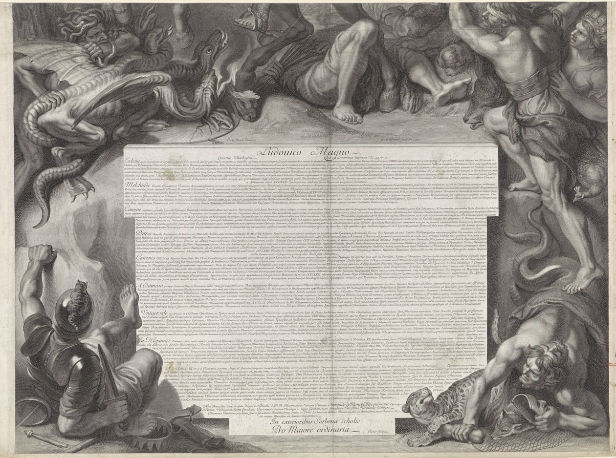 Ritratto allegorico equestre di Luigi XIV, re di Francia da Gérard Edelinck