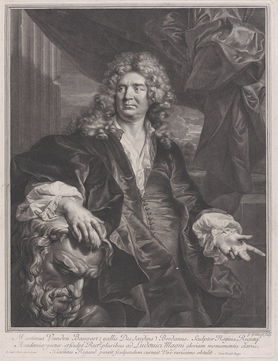 Martin Vanden Bogaert, detto Desjardins da Gérard Edelinck