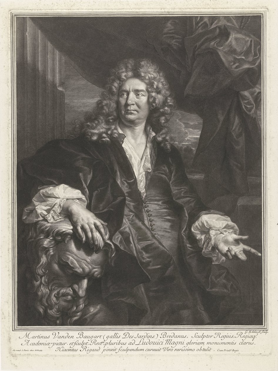 Ritratto di Martin Desjardins da Gérard Edelinck
