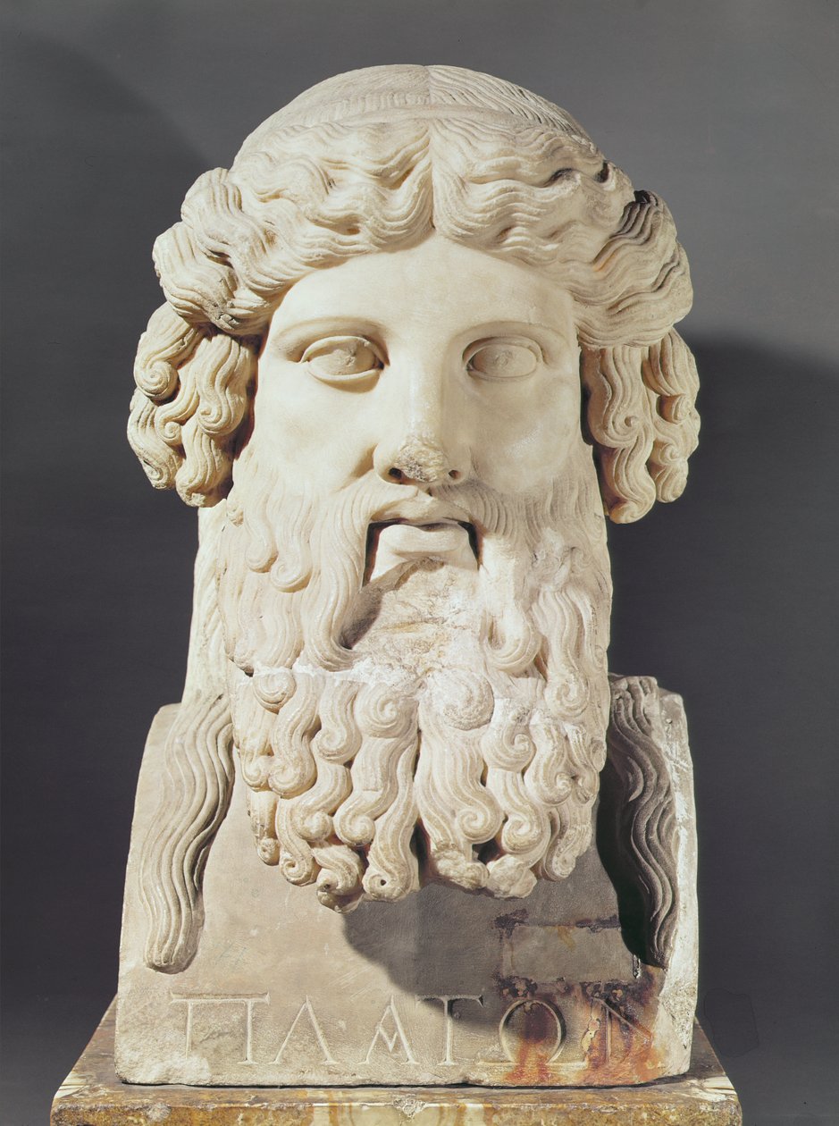 Busto di Platone (c.428-c.348 a.C.) da Greek