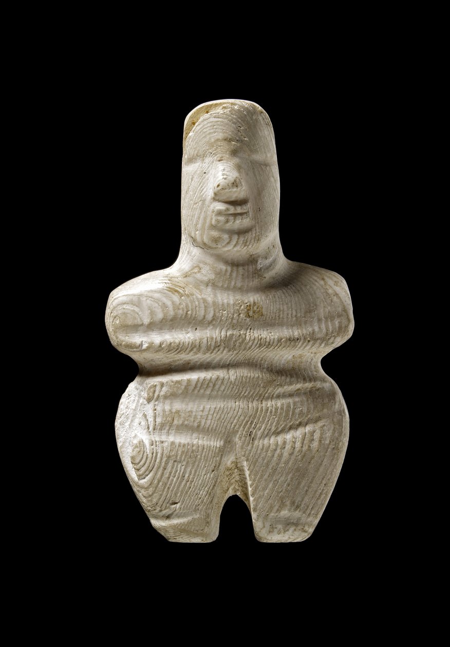 Figurina cicladica, Naxos, c.3000-2000 a.C. da Greek