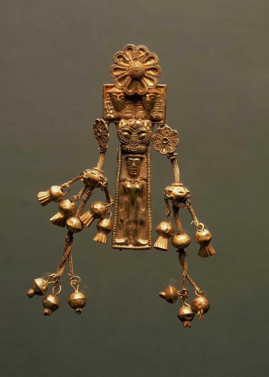 Pendente, dalla necropoli di Camiros, c.630-620 a.C. da Greek