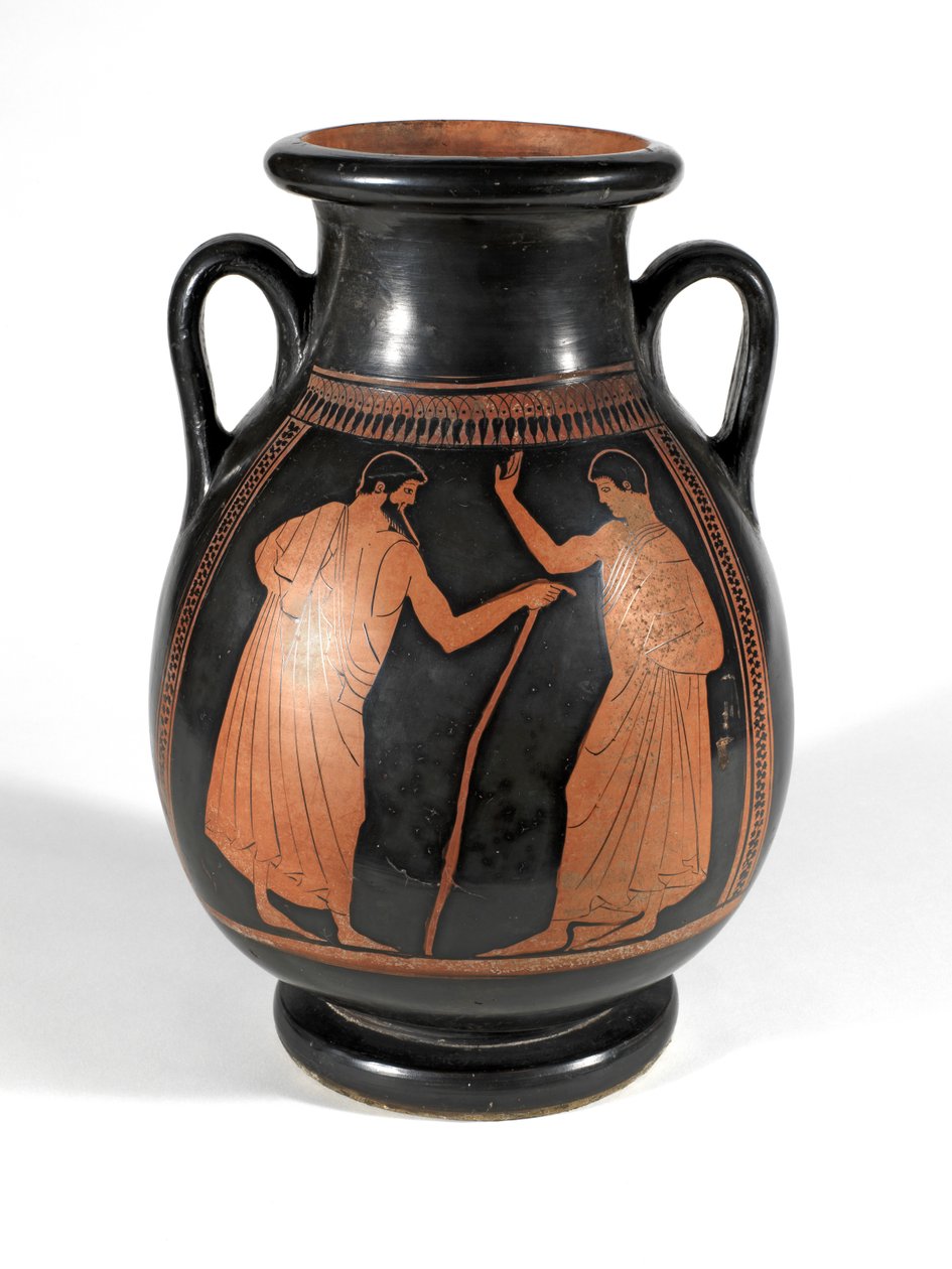 Pelike a figure rosse da Greek