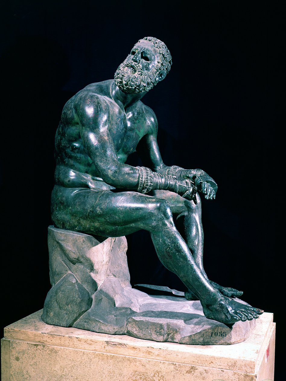 Pugile seduto da Greek