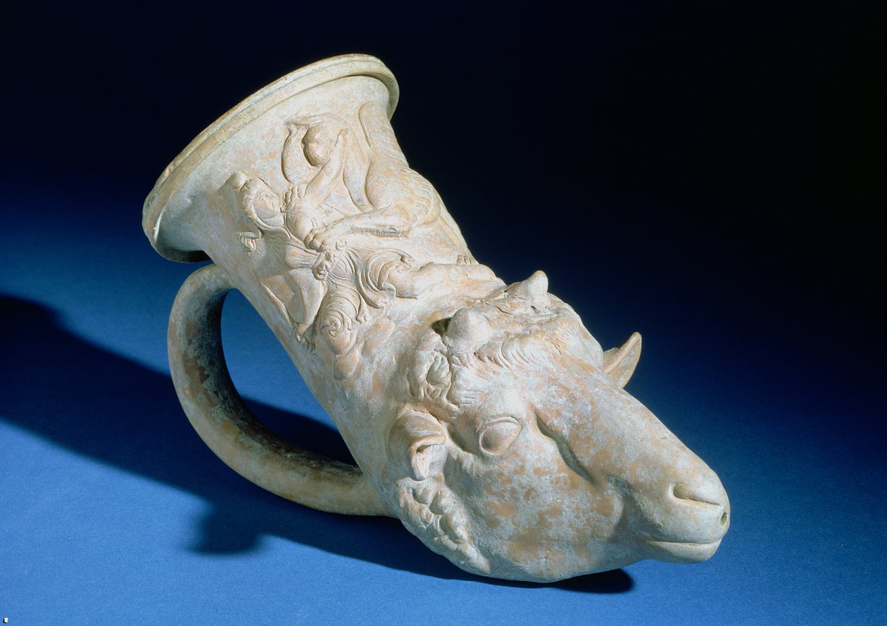 Rhyton a testa di pecora da Greek