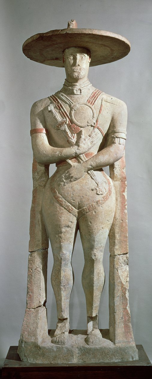 Il guerriero di Capestrano da Greek