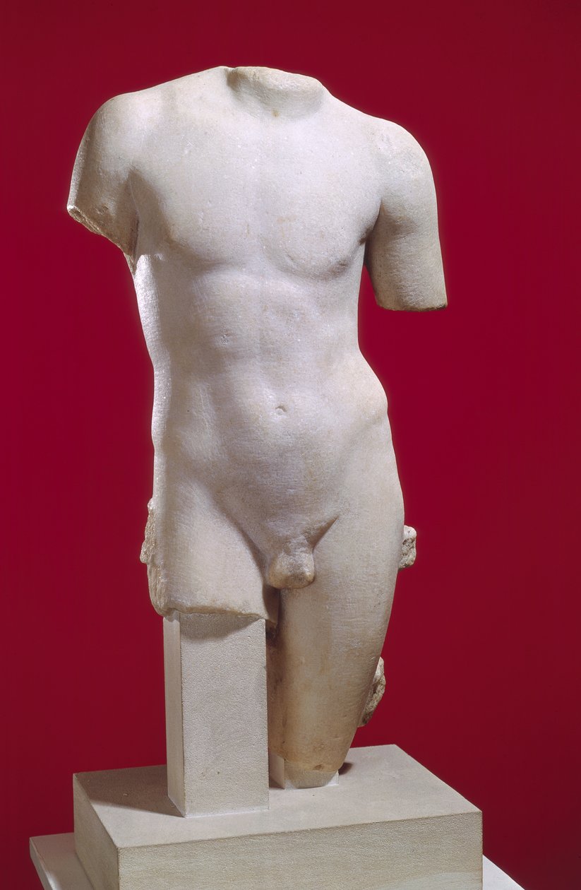 Torso di un giovane uomo, da Glanum da Greek