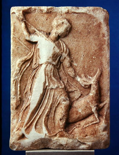 Artemide a caccia, c.410 a.C. da Greek