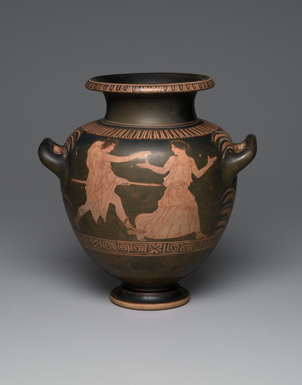 Stamnos a figure rosse attiche, 440-430 a.C. da Greek