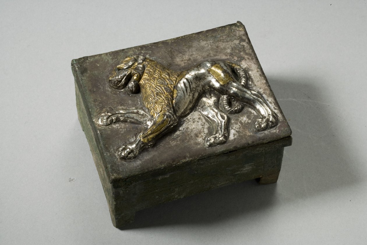 Scatola, Ellenistica (argento parzialmente dorato) da Greek