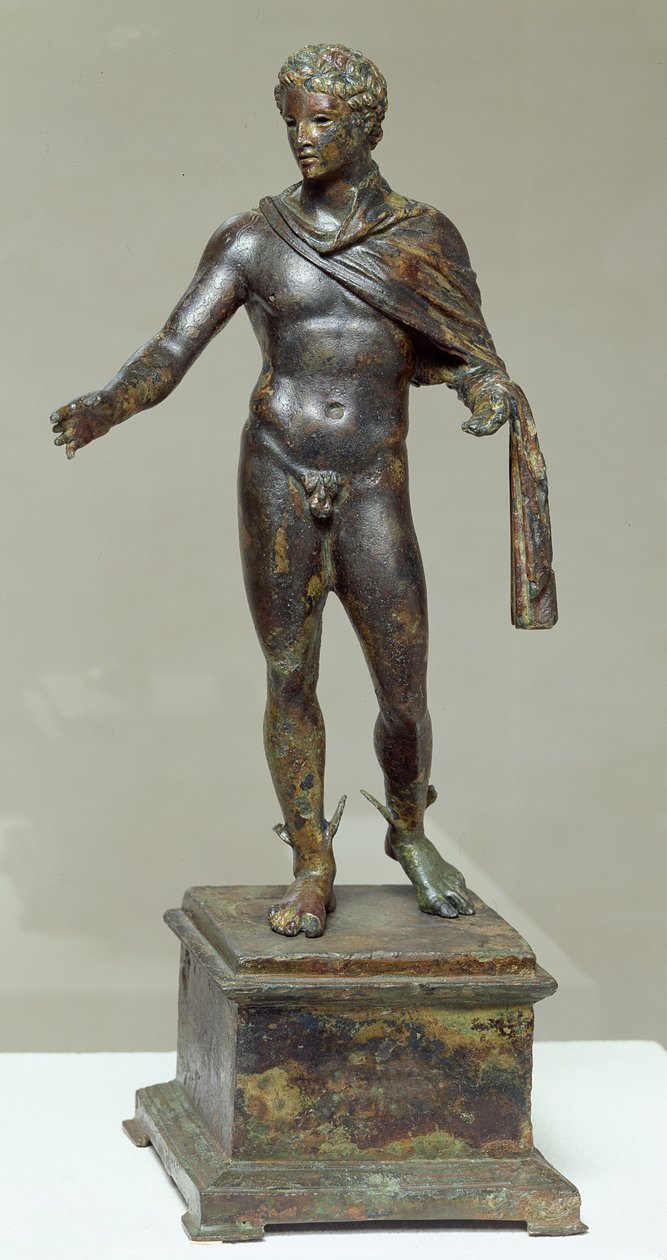 Ermes, trovato durante gli scavi subacquei a Mahdia, c.100 a.C. (bronzo) da Greek