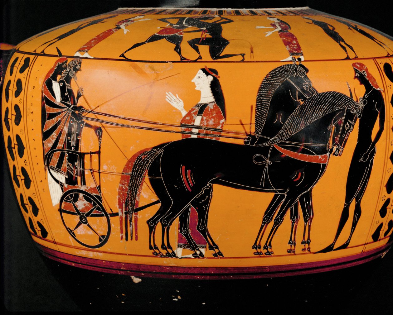 Partenza del guerriero in auriga ... da Greek Greek