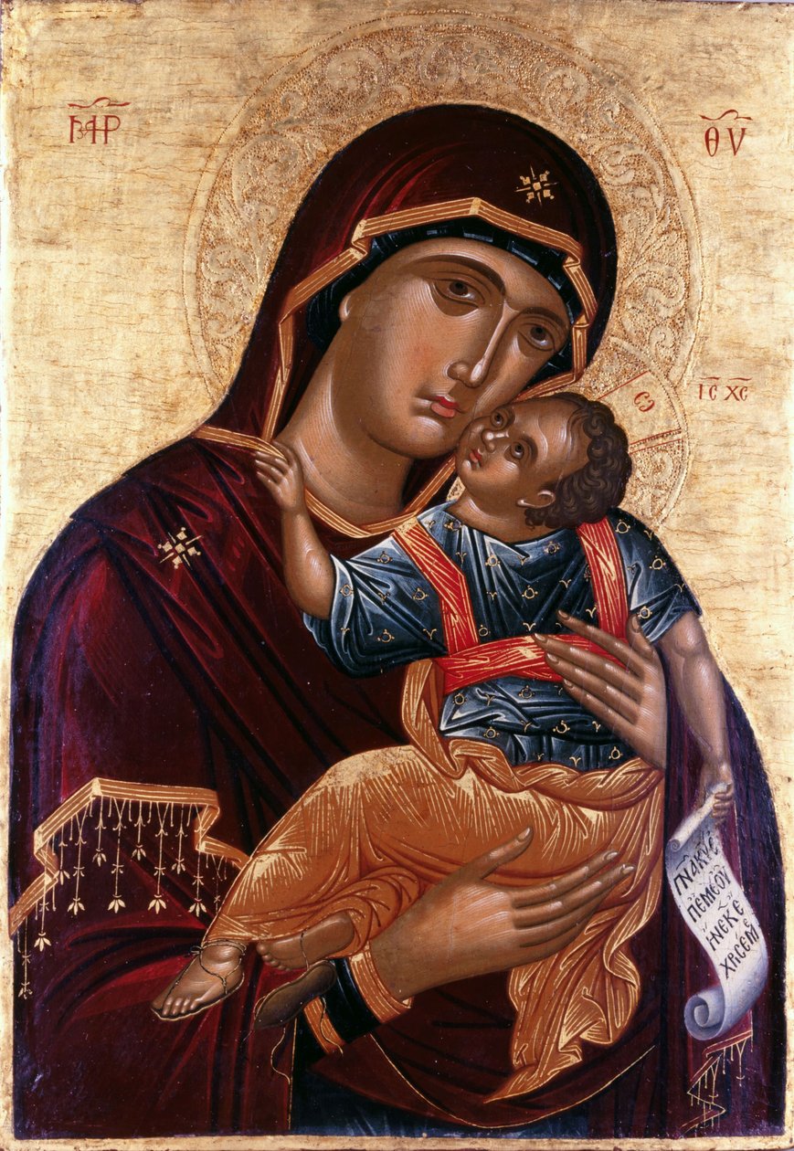 Nostra Signora della Tenerezza La Vergine Eleusa da Greek icon