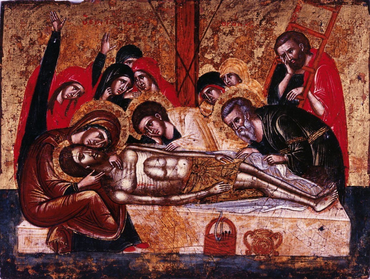 La discesa dalla croce da Greek icon