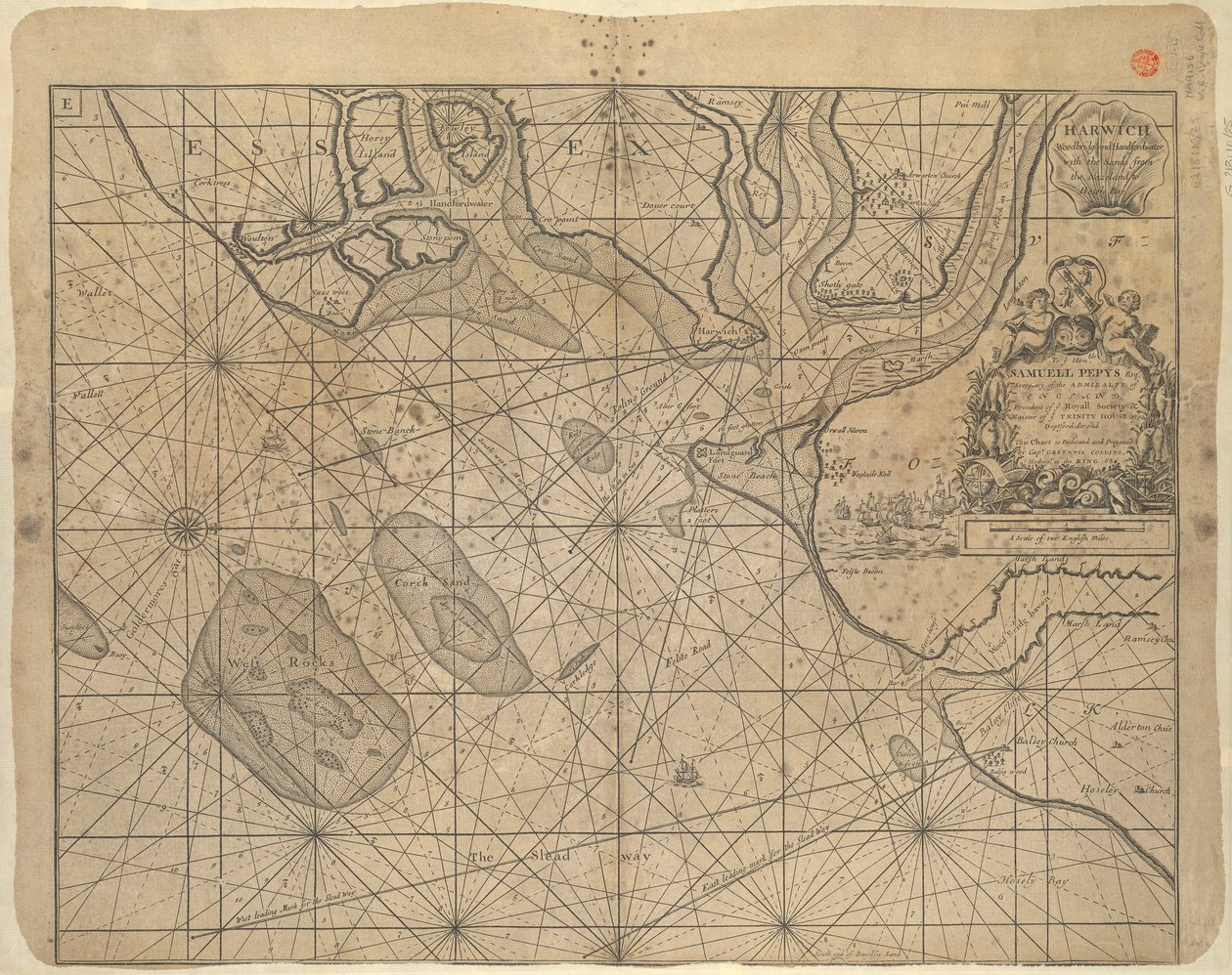 Carta del Mare del Nord dedicata a 