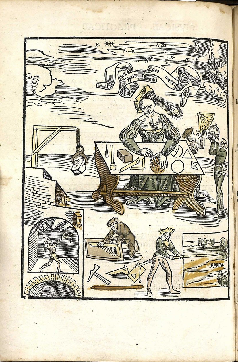 Margarita Philosophica. Geometria, 1504 da Gregor Reisch