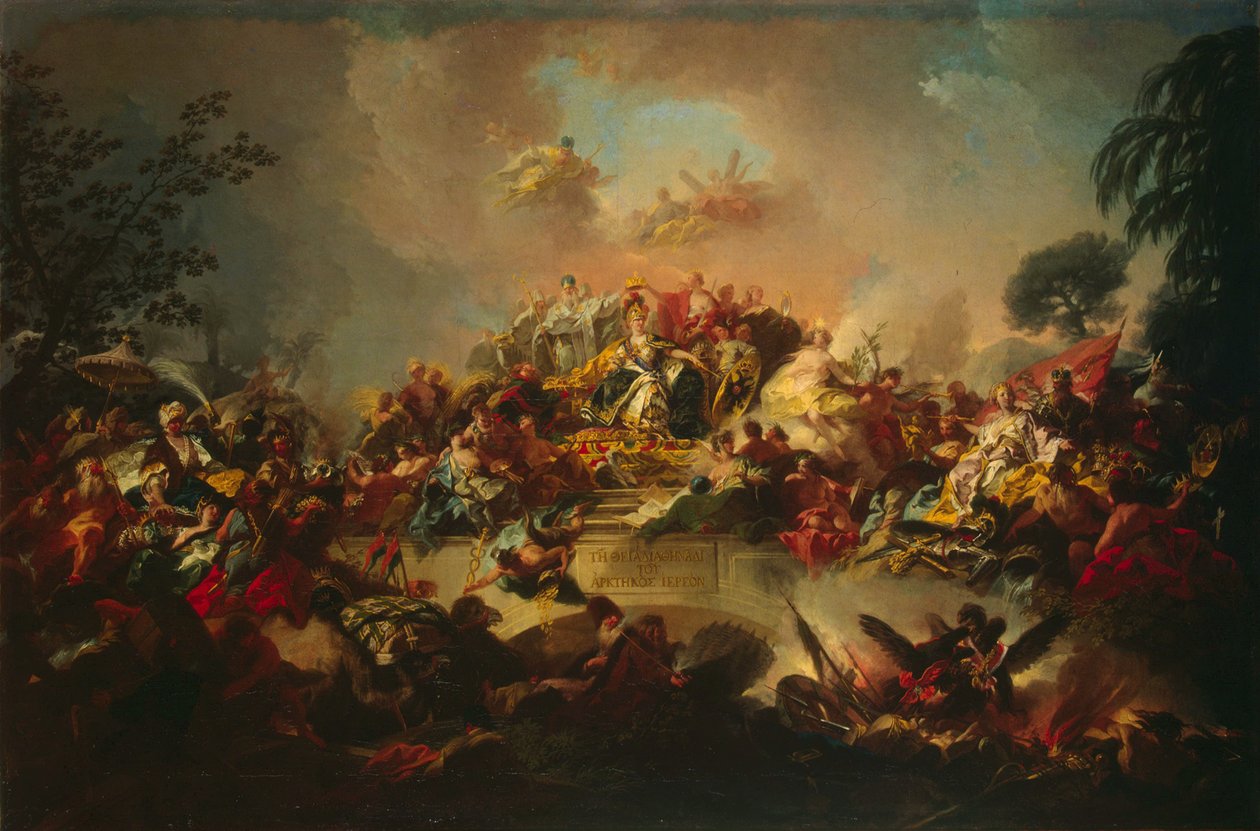 Apoteosi del regno di Caterina II da Gregorio Guglielmi