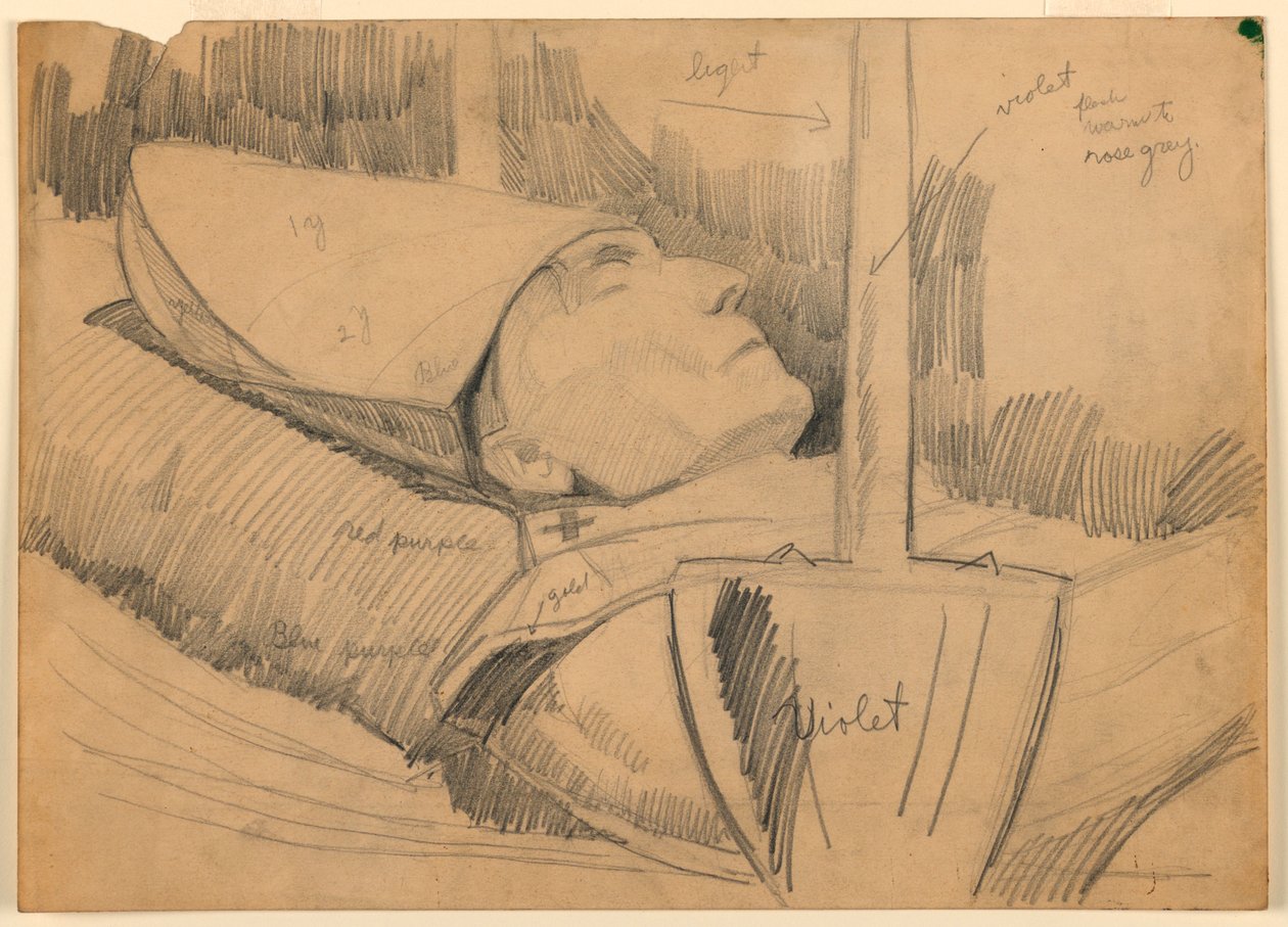 Ritratto funebre del cardinale James Gibbons da Griffith Baily Coale
