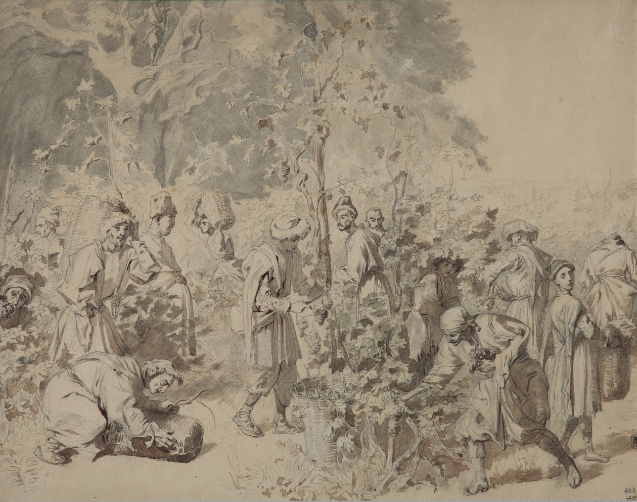 Vendemmia, tra il 1840 e il 1847 da Grigori Grigorevich Gagarin