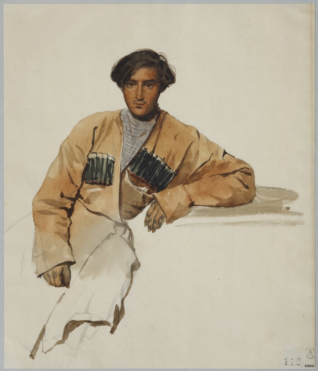 Ritratto di Christophor Dmitrievich Sanikidze, 1841 da Grigori Grigorevich Gagarin