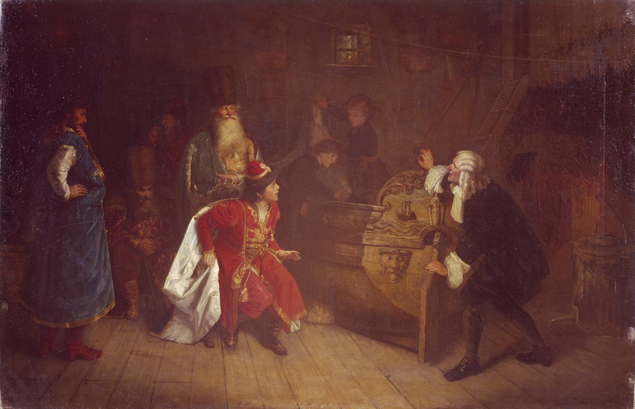 Il nonno della flotta russa, 1871 da Grigori Grigorievich Mjasoedov