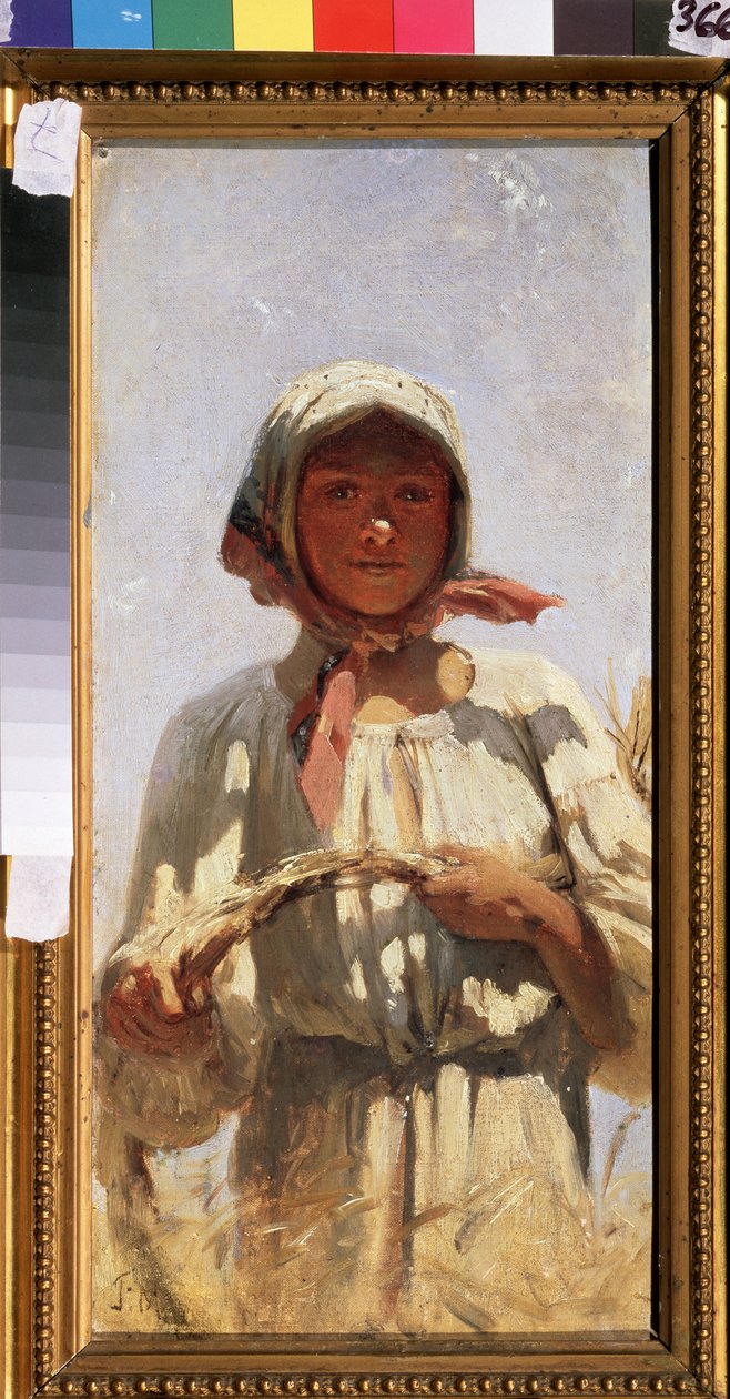 Una mietitrice da Grigori Grigoryevich Myasoedov